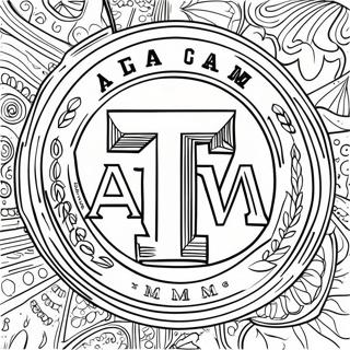 Pagina Para Colorir Do Logo Da Texas Am 41689-34596