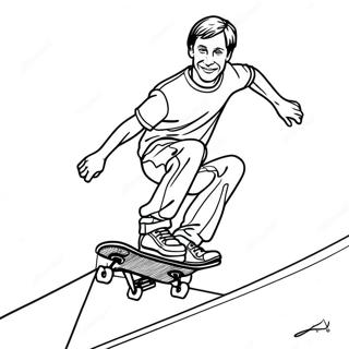 Pagina Para Colorir Do Tony Hawk 41699-34615