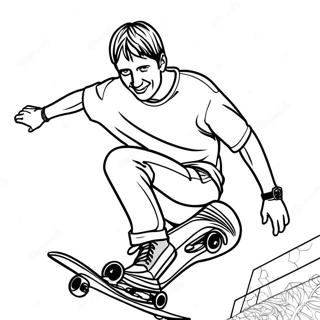 Pagina Para Colorir Do Tony Hawk 41699-34616