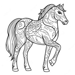 Pagina Para Colorir Do Cavalo Appaloosa 41709-34604