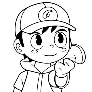 Pagina Para Colorir Do Ash Ketchum 41719-34618