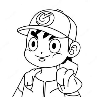 Pagina Para Colorir Do Ash Ketchum 41719-34619