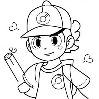 Pagina Para Colorir Do Ash Ketchum 41719-34620