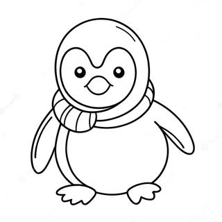 Pagina Para Colorir Do Pinguim Fofo 41729-34623