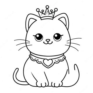 Pagina Para Colorir Da Gata Princesa 41749-34630