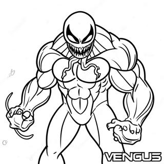 Venom Entre Nós Páginas Para Colorir