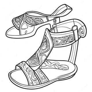 Pagina Para Colorir De Sandalias 41799-34674