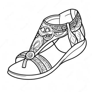 Pagina Para Colorir De Sandalias 41799-34676