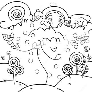 Pagina Para Colorir Da Aventura Fantastica No Candyland 4181-3375