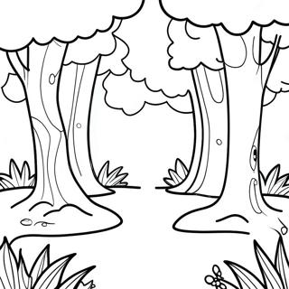 Pagina Para Colorir Da Floresta Encantada 41889-34750