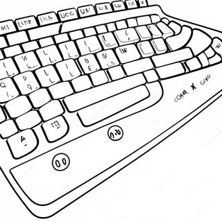 Pagina Para Colorir De Teclado De Computador Colorido 41910-34772