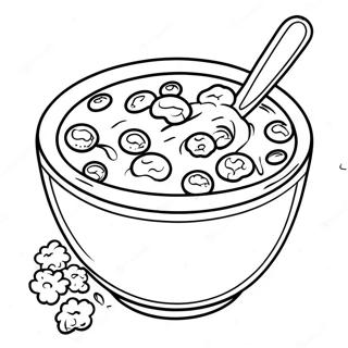 Pagina Para Colorir Da Tigela De Cereal 42060-34878