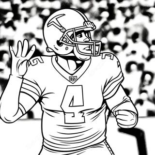 Pagina Para Colorir Do Dak Prescott Lancando A Bola 42111-34924