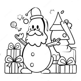 Pagina Para Colorir Do Natal Among Us 42120-34916