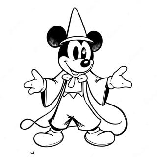 Mickey Mágico Páginas Para Colorir