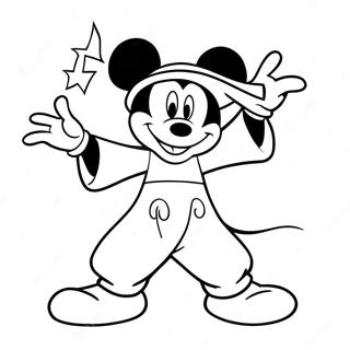 Pagina Para Colorir Do Magico Mickey Em Acao 42141-34949