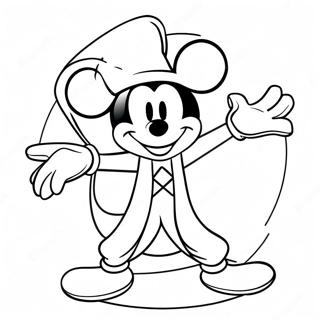 Pagina Para Colorir Do Magico Mickey Em Acao 42141-34950