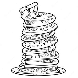 Pagina Para Colorir Da Torre De Pizza 42160-34954