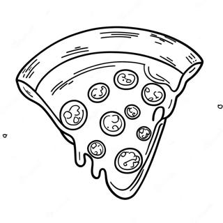 Pagina Para Colorir Da Fatia De Pizza Com Queijo 42161-34961