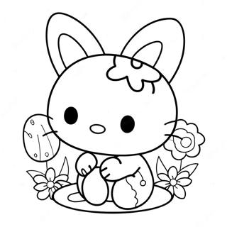 Pagina Para Colorir Hello Kitty De Pascoa 42260-35038