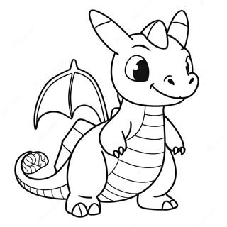 Dragonite Páginas Para Colorir