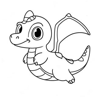 Pagina Para Colorir Do Dragonite Fofo Voando 42301-35086