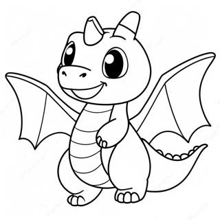 Pagina Para Colorir Do Dragonite Fofo Voando 42301-35088