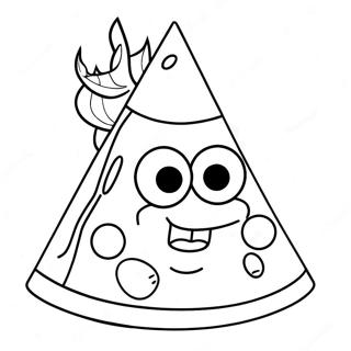 Pagina Para Colorir Do Chapeu De Festa Do Spongebob 42331-35100