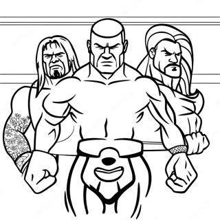 Pagina Para Colorir Dos Superstars Da Wwe Em Acao 42361-35307