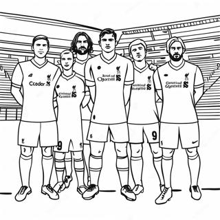 Pagina Para Colorir Dos Jogadores Do Liverpool Football Club 42371-35135