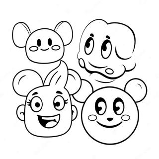 Pagina Para Colorir De Emoji Da Disney 42380-35313