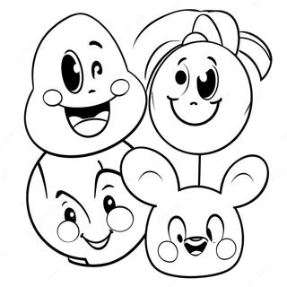 Pagina Para Colorir De Emoji Da Disney 42380-35315