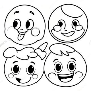 Pagina Para Colorir De Personagens Emoji Da Disney Felizes 42381-35138