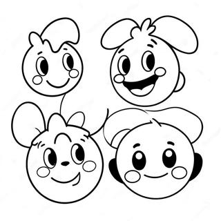 Pagina Para Colorir De Personagens Emoji Da Disney Felizes 42381-35139