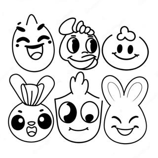 Pagina Para Colorir De Personagens Emoji Da Disney Felizes 42381-35322