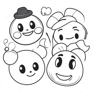 Pagina Para Colorir De Personagens Emoji Da Disney Felizes 42381-35323