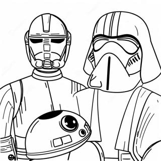 Star Wars Realista Páginas Para Colorir