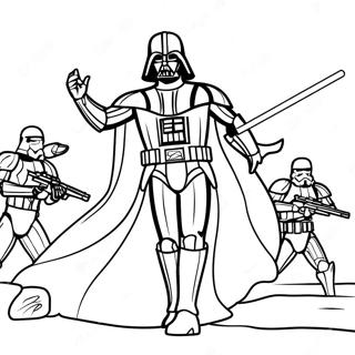 Darth Vader Na Pagina Para Colorir Da Batalha Epica 42441-35181