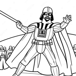 Darth Vader Na Pagina Para Colorir Da Batalha Epica 42441-35183