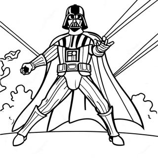 Darth Vader Na Pagina Para Colorir Da Batalha Epica 42441-35184