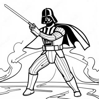 Darth Vader Na Pagina Para Colorir Da Batalha Epica 42441-35366