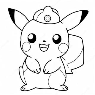 Pagina Para Colorir Do Pikachu Fofo Com Pokebola 4251-3430