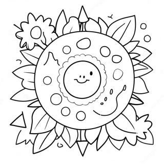 Pagina Para Colorir Da Celebracao Alegre Do Solsticio De Verao 42552-35450