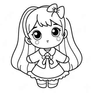 Pagina Para Colorir Komi Shouko Em Um Traje Fofo 42572-35267