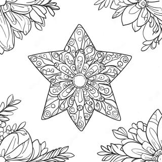 Pagina Para Colorir Da Estrela Da Arvore De Natal 42651-35528