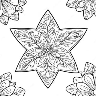 Pagina Para Colorir Da Estrela Da Arvore De Natal Brilhante 42652-35531