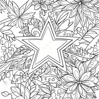 Pagina Para Colorir Da Estrela Da Arvore De Natal Brilhante 42652-35532