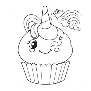 Pagina Para Colorir Do Cupcake De Unicornio 42661-35536