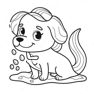 Pagina Para Colorir De Cachorro Sereia 42681-35548