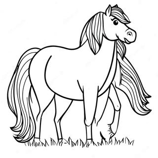 Pagina Para Colorir De Cavalo Clydesdale 42731-35574